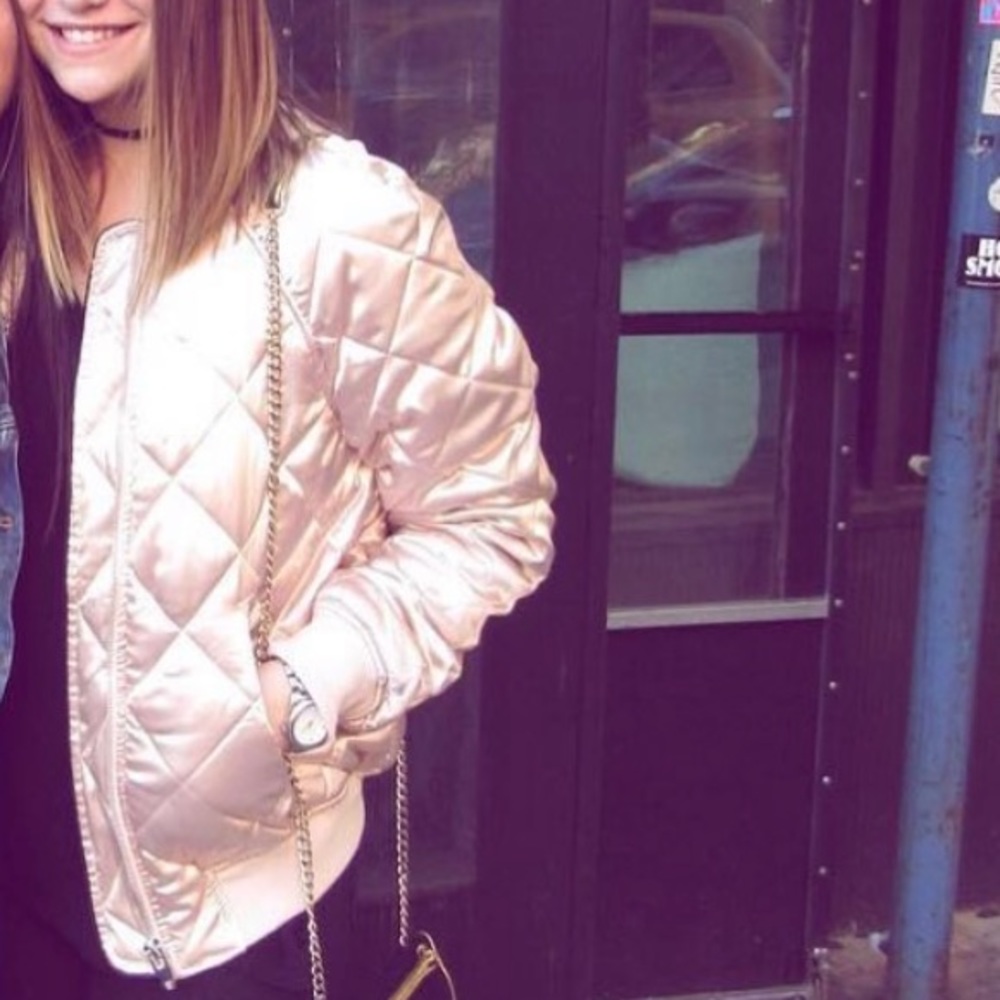 H&M Pink Bomber Jacket